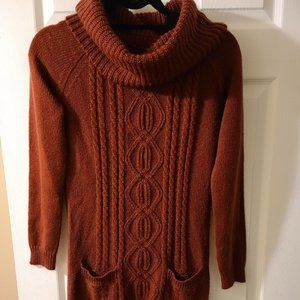 Burgundy/maroon sweater dress